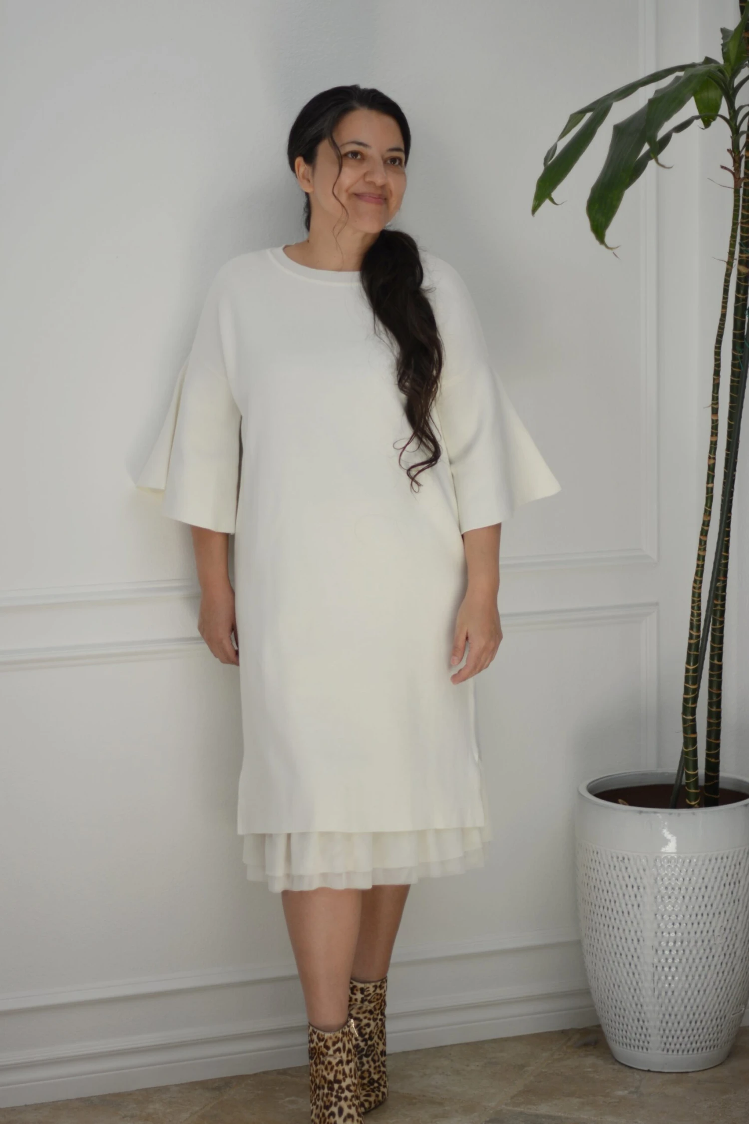 Violet Ivory Knit Dress 3 Violet Ivory Knit Dress