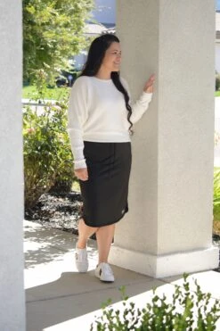 Palermo Black Athletic Skirt (hidden Leggings) -Women Dresses Store 89D0DB33 BD1C 4473 8AC5 50FD1C8B69B8