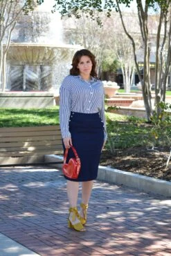 Petra Dark Denim Skirt (Skirt Society Exclusive) -Women Dresses Store 8ABB26CD 257F 4FF6 99A2 105F59D72268