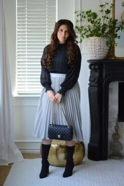 Cheri Gray Pleated Skirt -Women Dresses Store 8C1AE761 A582 4FFC B0A1 55BEC45221D1 d74b0fba 4449 432d 801d 96dd8cb1e32a