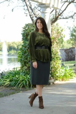 Mercy Ash Gray Pencil Skirt -Women Dresses Store 90ECD16B E430 4ADF AA4D C8E40AF40E91