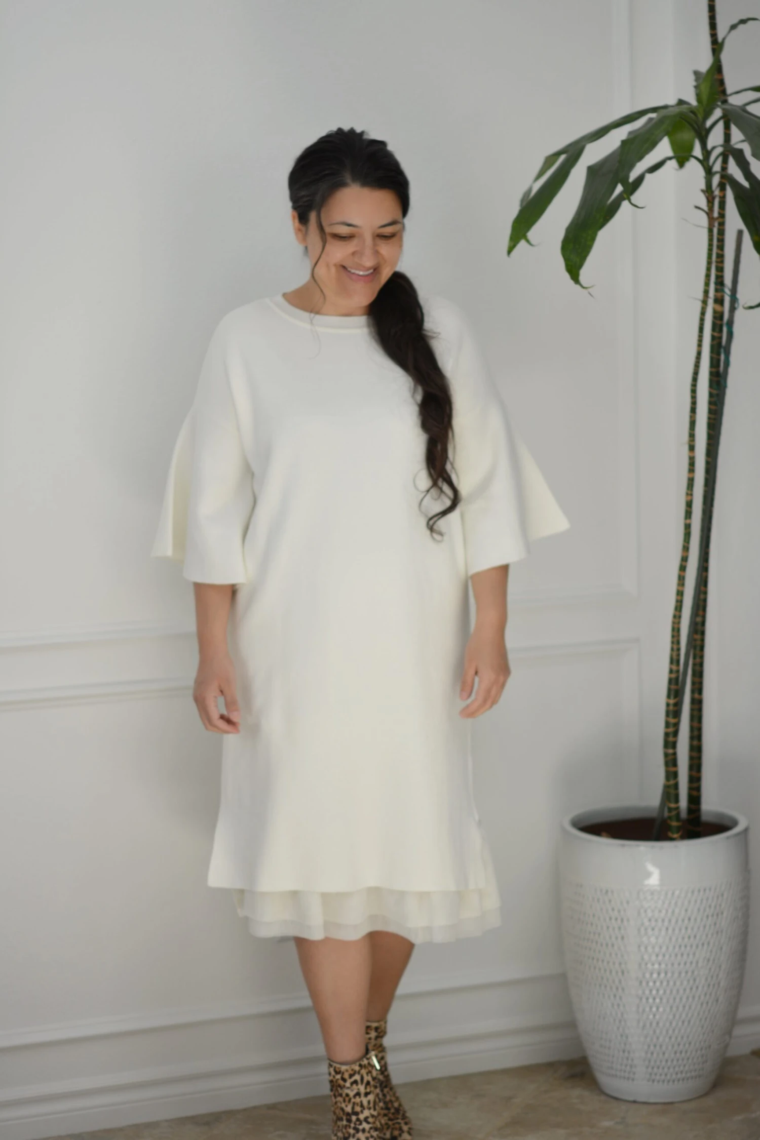 Violet Ivory Knit Dress 7 Violet Ivory Knit Dress - Image 5