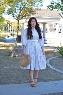 Katrice Tan Gingham Dress -Women Dresses Store 997CC9AB DE79 4803 A837 81BC3253F337