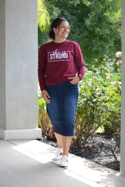 Tisa Dark Wash Denim Skirt -Women Dresses Store 9A772417 6A66 459A 8384 B20BE4979F0F 065fa5aa acd0 43a3 a2a3 ee3f2e761779