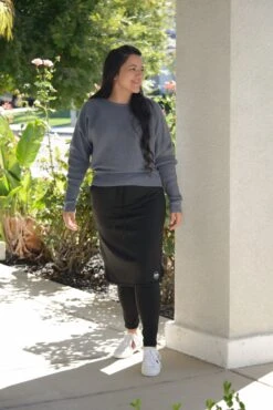 Palermo Black Athletic Skirt (long Leggings) -Women Dresses Store 9B1036EB 8622 4244 986C BD2B376BD797