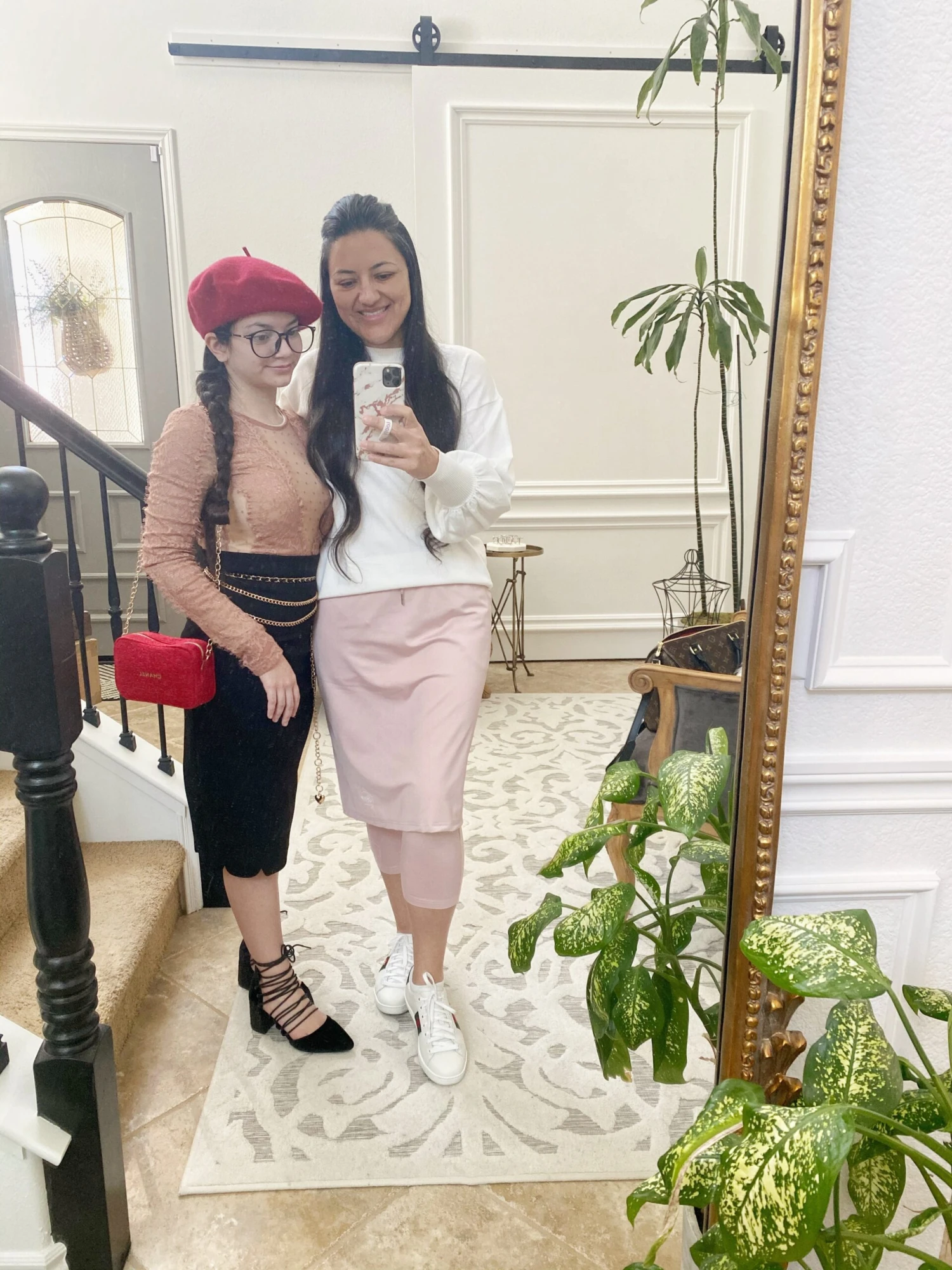 Pisa Pink Athletic Skirt (capri Leggings)