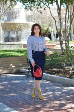 Petra Dark Denim Skirt (Skirt Society Exclusive) -Women Dresses Store 9E7F6567 3E7F 40A1 A5DC B0FC86716954