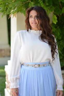 Solar Sky Blue Maxi Skirt -Women Dresses Store 9F43D8EC FB4F 48AB 98B3 369D64CD6125