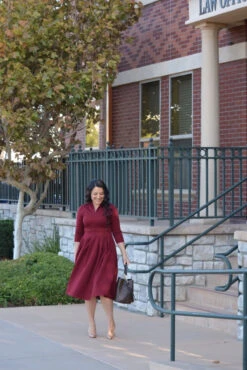 Santorini Burgundy Dress -Women Dresses Store A2B27827 4748 43C8 A92F B6A5CE769D08