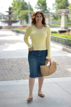 Sana Vintage Wash Denim Skirt -Women Dresses Store A71DA2CE 8288 463E 871A 047317AA5036 0a6e417d bd4a 4205 9b96 11038660a56c