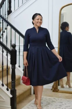 Santorini Navy Blue Dress -Women Dresses Store A9FBE317 931B 4BC4 B0B6 DBBC475C9A2C