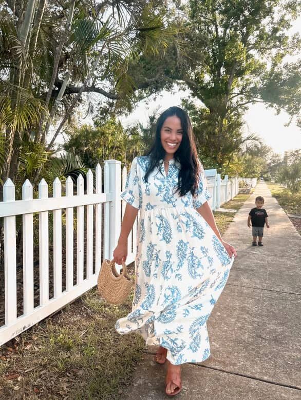 Lula Blue Paisley Tiered Dress 3 Lula Blue Paisley Tiered Dress