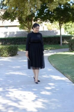 Versailles Black Tulle Dot Dress -Women Dresses Store AF9F1CA4 9A58 4B9B ABE3 C2DCD6368F71