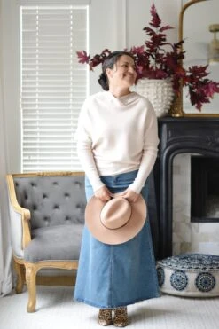 Peyton Denim Maxi Skirt -Women Dresses Store B6F505D9 73F1 42E2 BAC3 A9507EFBD4E4