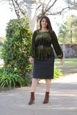 Mercy Ash Gray Pencil Skirt -Women Dresses Store B7947DB7 814B 487B 8C58 EE277C56083C