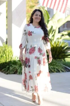 Marbella Ivory Rose Maxi Dress -Women Dresses Store B94951F5 E891 4BA9 B4B5 A9FFEA5357B3