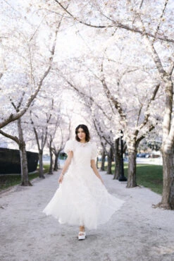 Nora Cream Dot Tulle Dress -Women Dresses Store BA3088D3 066E 4437 B147 D6278D7AADB0