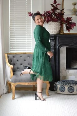 Sydney Emerald Green Lace Dress -Women Dresses Store BC046E63 B5CB 4243 AC2C 7349C6EBB7D2