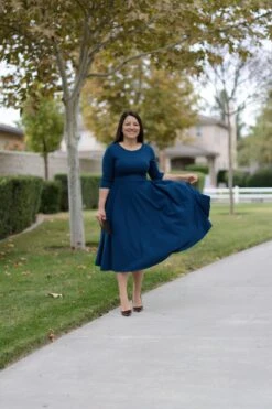 Valencia Teal Midi Dress -Women Dresses Store BD70D0F6 4510 487F ADA5 12F4AFF0A04C