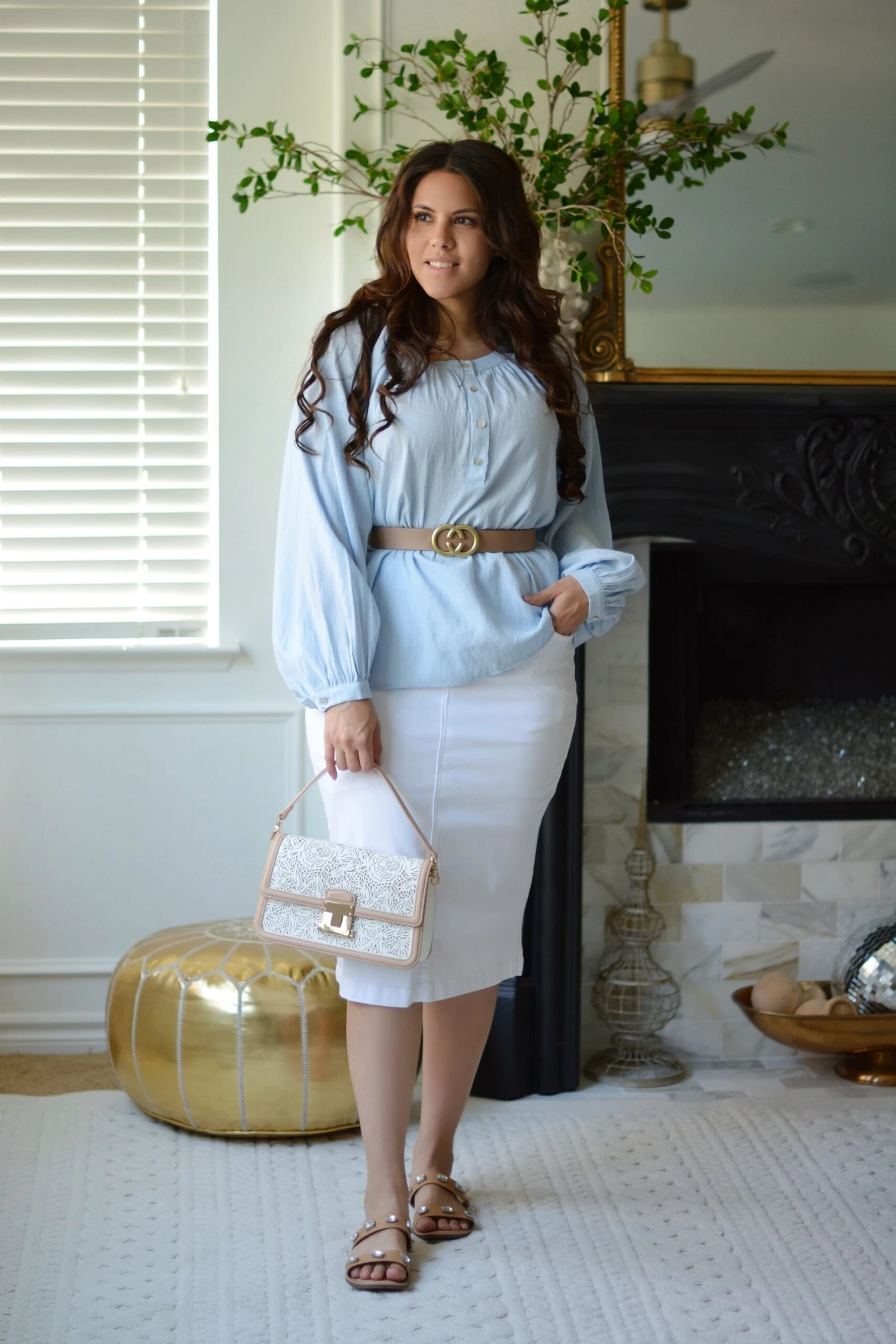 Brenda White Denim Skirt 21 Brenda White Denim Skirt - Image 19