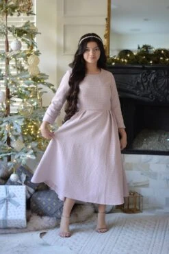 Asos Pink Houndstooth Midi Dress -Women Dresses Store C8B63D6D 53EF 4DD6 BE7F 396D669E2D8D