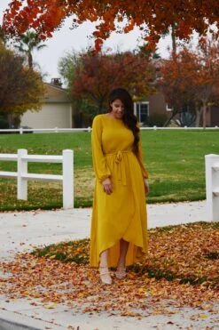 Paris Mustard Yellow Maxi Dress -Women Dresses Store C8D346D0 D7FB 4E4A A111 E6A28FCCE932