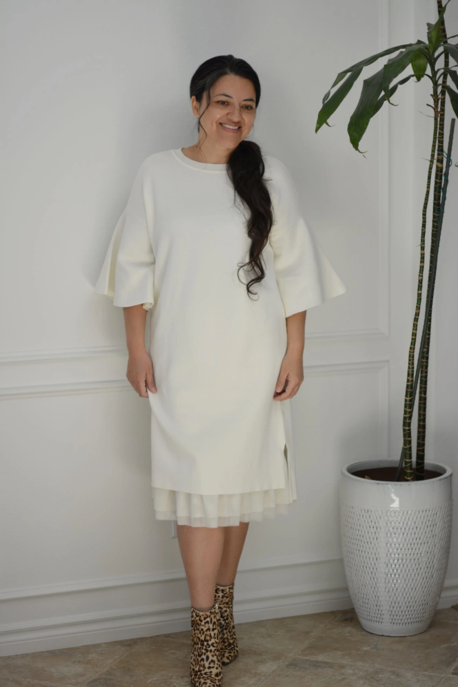 Violet Ivory Knit Dress 5 Violet Ivory Knit Dress - Image 3