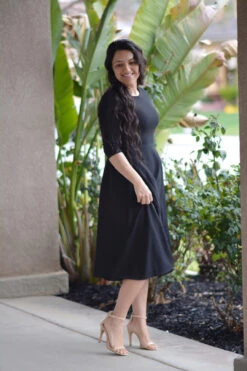 Millie Black Full Midi Dress -Women Dresses Store CB976508 C971 4379 BB6F C4EFE6C21823 48354924 ecb2 48b7 99ee 2996526a5789