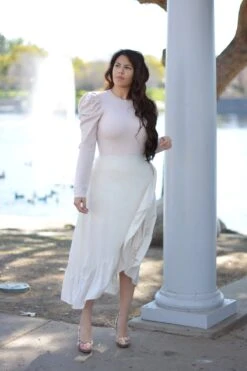 Jada Beige Wrap Skirt -Women Dresses Store D0E824DD CAB9 4770 B5A8 4B272F703FDE