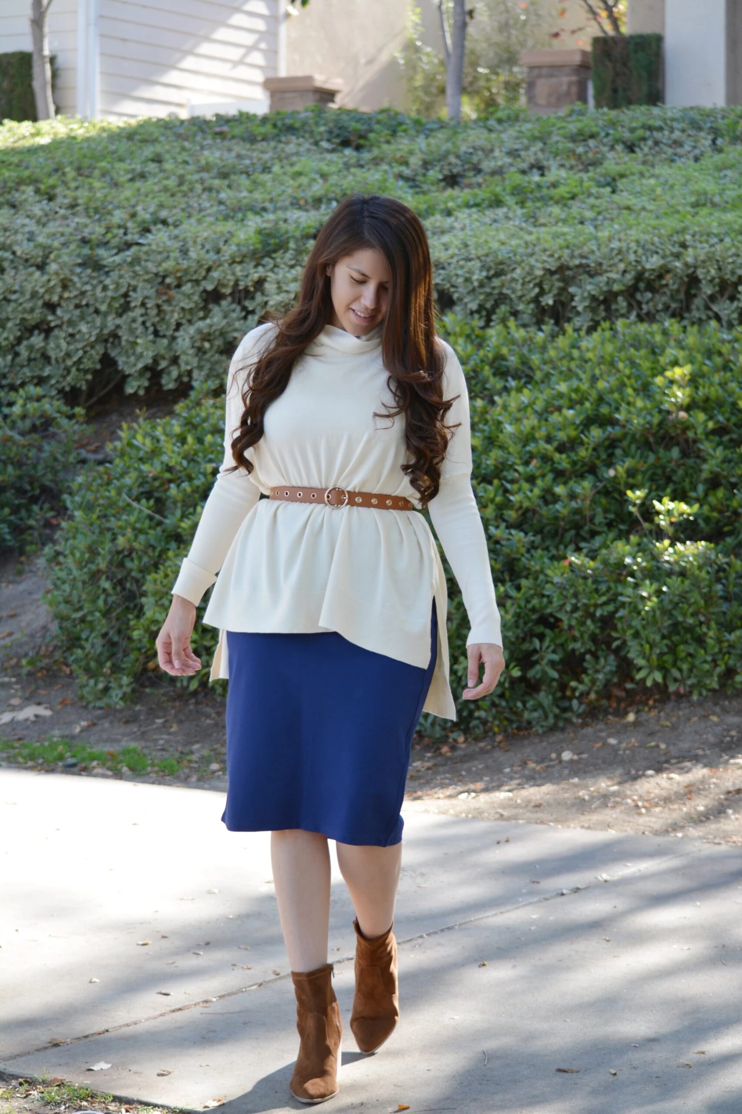 Mercy Blue Pencil Skirt 7 Mercy Blue Pencil Skirt - Image 5