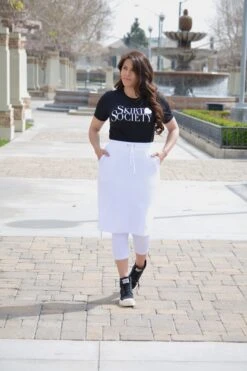 Pisa White Athletic Skirt (capri Leggings) -Women Dresses Store D5B0AC99 D906 42F9 8CB7 3C2FD72DF816