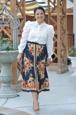 Sophia Woven Print Skirt -Women Dresses Store D606A005 E066 4BBC 9BFE 336B2A7043A5