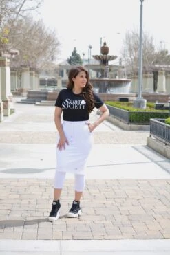 Pisa White Athletic Skirt (capri Leggings) -Women Dresses Store DB8C42A7 66FD 42DF A12B 1AA7F548DA79