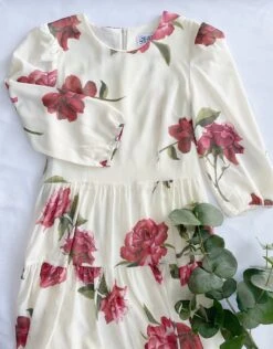 Marbella Ivory Rose Maxi Dress -Women Dresses Store DC47524F 5BD1 467E AA7F 35C6E62EF286