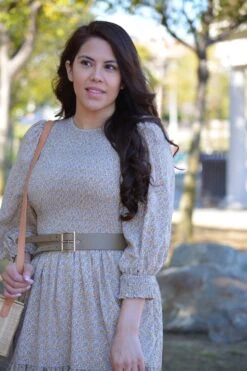 Ashton Tan Double Buckle Belt