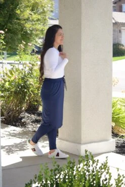 Palermo Navy Athletic Skirt (long Leggings) -Women Dresses Store DF8AAD2C CA58 456D 8299 16ACCE6D5F90