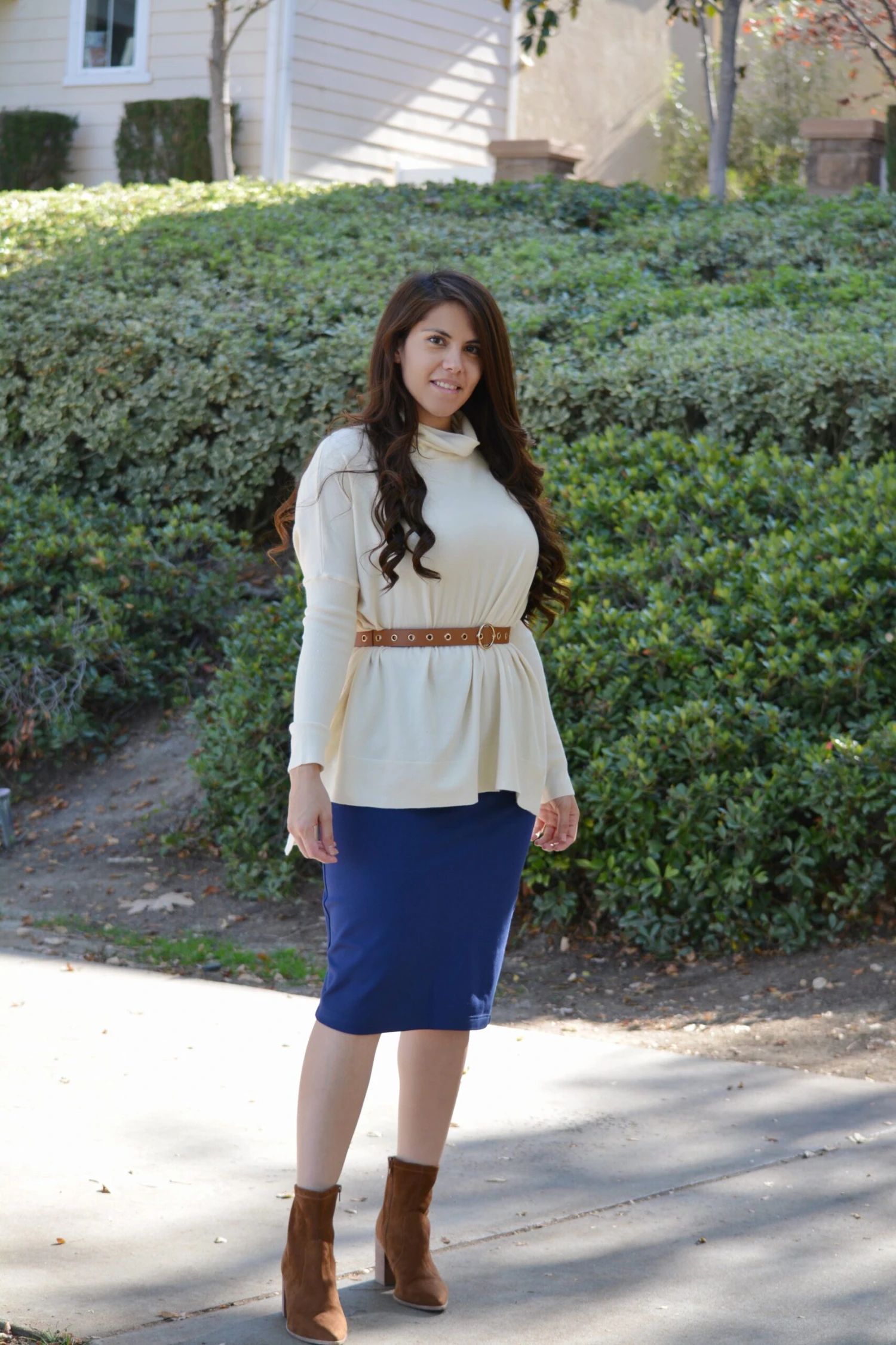 Mercy Blue Pencil Skirt 4 Mercy Blue Pencil Skirt - Image 2