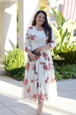 Marbella Ivory Rose Maxi Dress -Women Dresses Store E0AFE908 D1AB 45EA A9E5 4601709CE72E