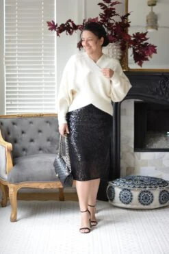 Kyllie Black Sequin Skirt 11 Kyllie Black Sequin Skirt -Women Dresses Store E1477079 6089 41AF A691 A67F5C5D94B8