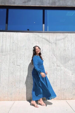 Rhodes Teal Maxi Dress -Women Dresses Store E636B8AE D25F 42E0 BB2E FD846559DC6D