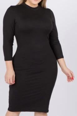 Emily Mock Neck Pencil Layering Dress -Women Dresses Store E72D89B9 BC1A 4AB8 B96D 80C9E2801949 24710da3 e43d 491b 9834 ff6fb89c8776