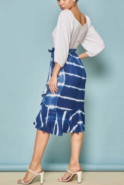 Adriana Tie Dye Wrap Skirt -Women Dresses Store E7DFD6F4 C0A8 4576 8F29 FE992BD9E099