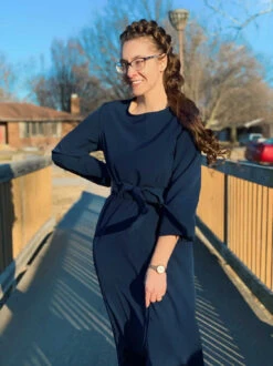 New Paris Navy Maxi Dress -Women Dresses Store E8582133 95A6 41B1 92FB 25FDF11EB2B6