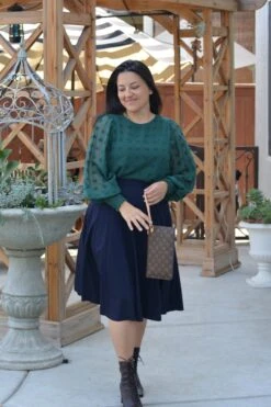 Jay Navy Skirt -Women Dresses Store EC75EAE8 2D8A 4F90 AF13 01471FF225C1