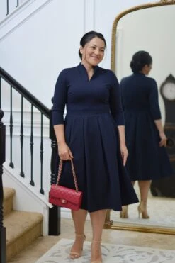 Santorini Navy Blue Dress -Women Dresses Store EDCFA181 2E23 44E7 9B02 C9C1CB33043C