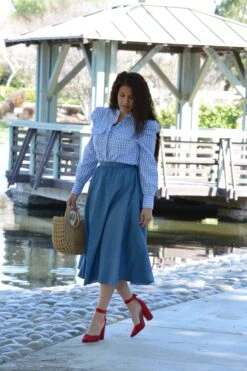 Tatiana Gingham Top -Women Dresses Store EEC713B3 C4AD 4707 ACC3 EE35881B1A22