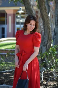 Stacy Red Dress -Women Dresses Store F4A05E33 F91A 46B2 9DE3 50EE97CCB7EB