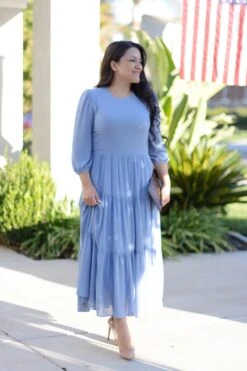 Marbella Warm Classic Blue Maxi Dress -Women Dresses Store F532603E 3556 4539 AB69 9FF284AE3F05