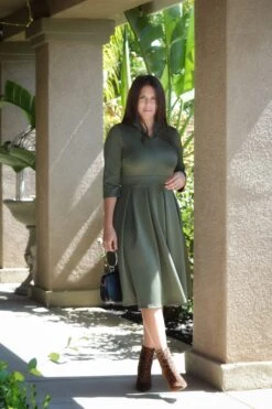 Santorini Olive Green Dress -Women Dresses Store F637D866 E6BD 48DB 87C2 C5C573F6C22C