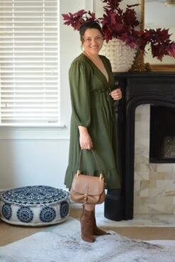 Tamara Dark Olive Green Dress -Women Dresses Store F9135084 027A 484D A66C 0DBE5D46B37A